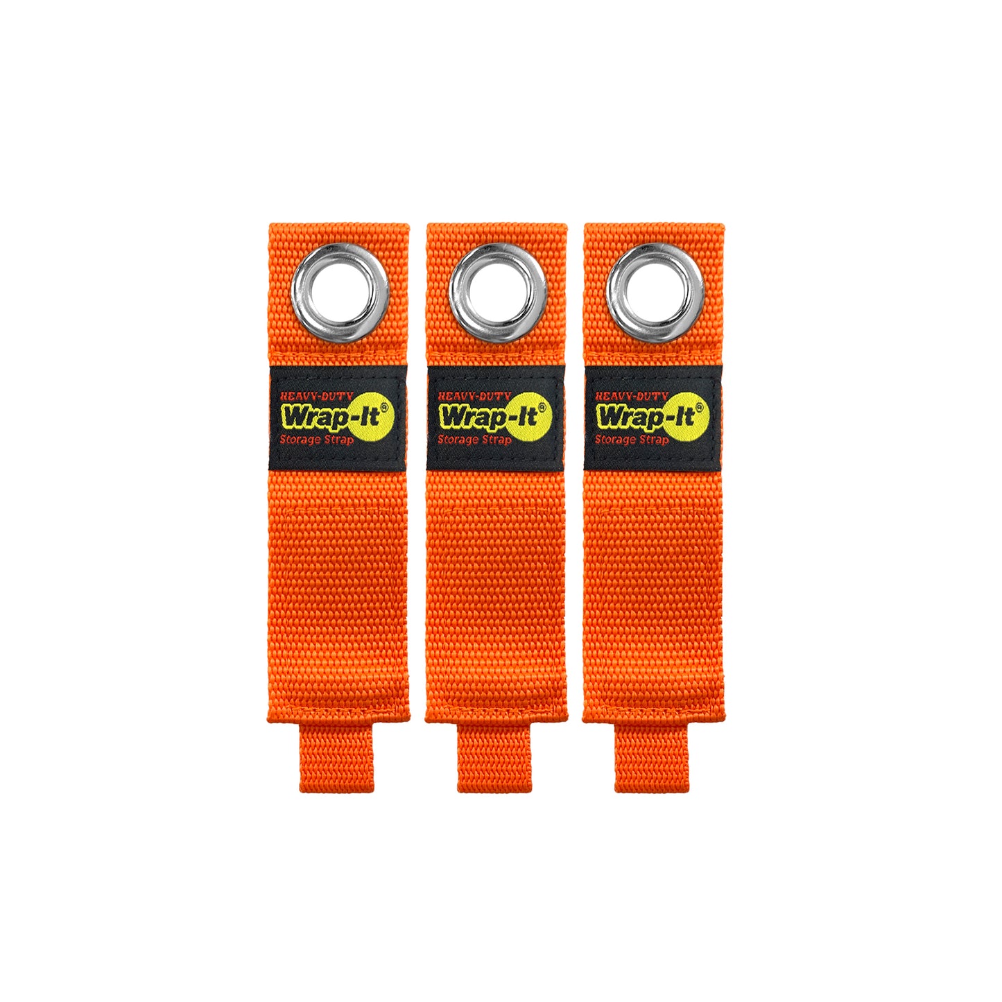 Heavy-Duty™ Storage Straps - 10-in. (3-Pack) Blaze Orange