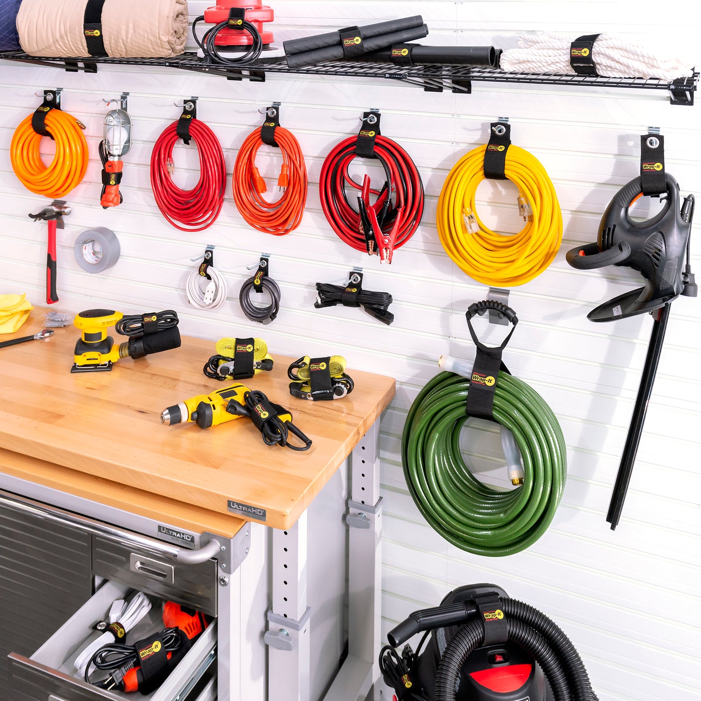 Heavy-Duty Storage Straps - Assorted 5-Pack (7", 10", and 13")