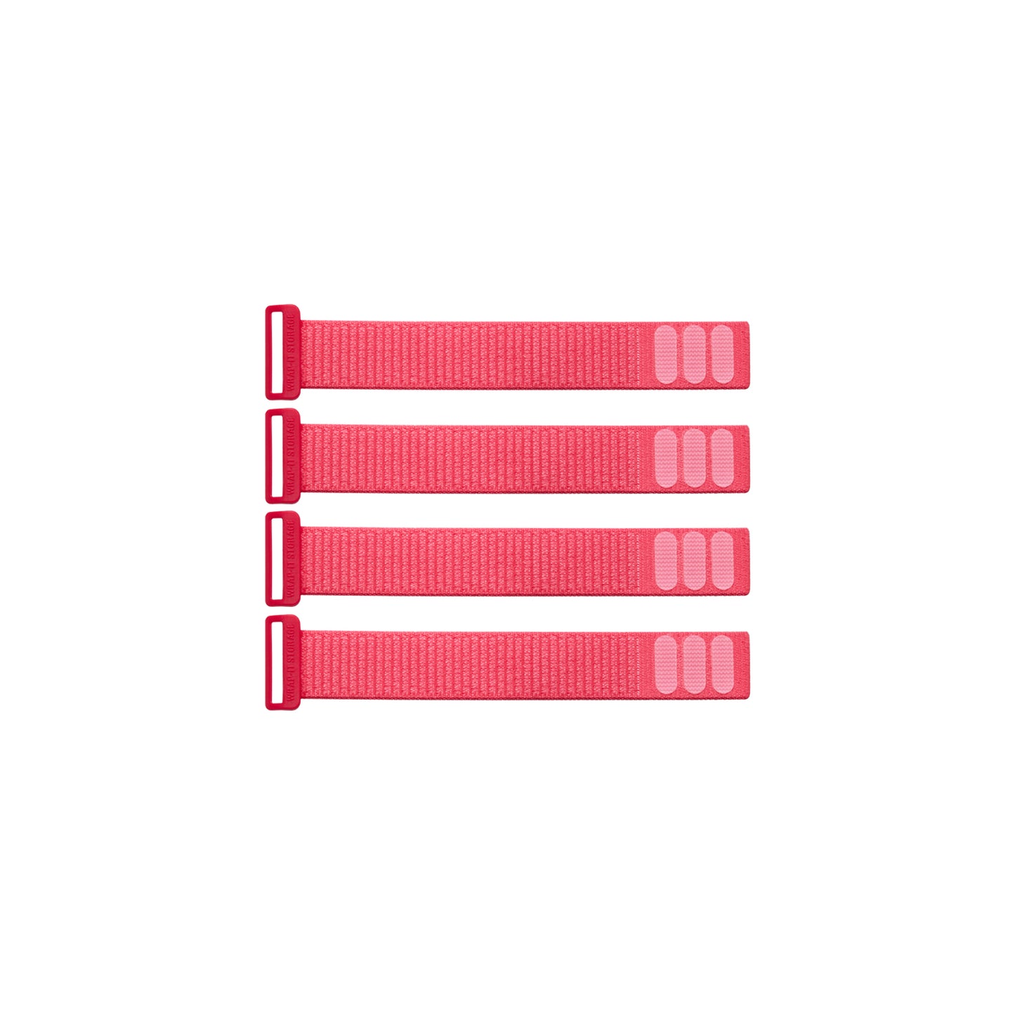 Wrap-It Storage Cinch-Straps - 5" (4-Pack) Coral