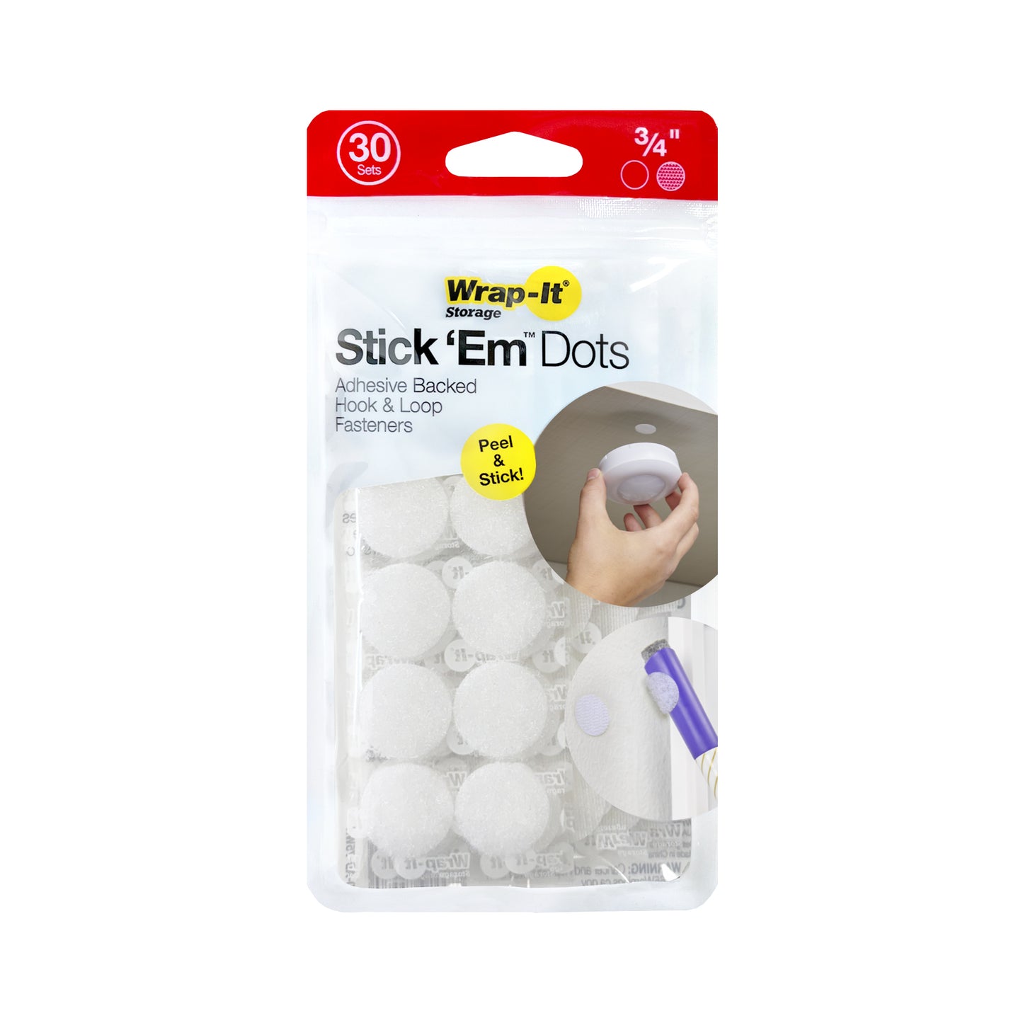 Stick 'Em™ - .75" Dots (30 Sets)