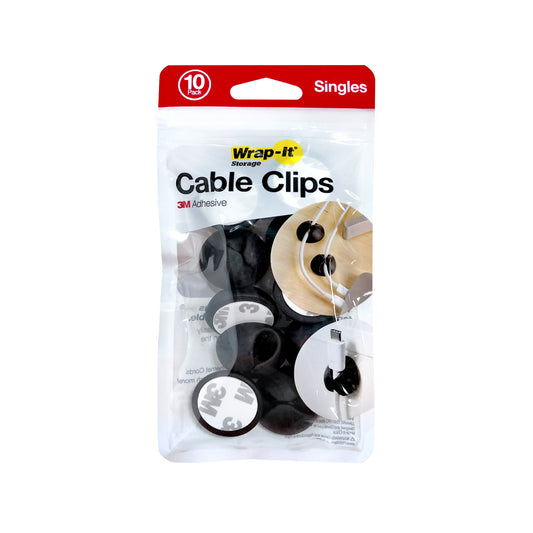 Cable Clips - Singles 10-Pack
