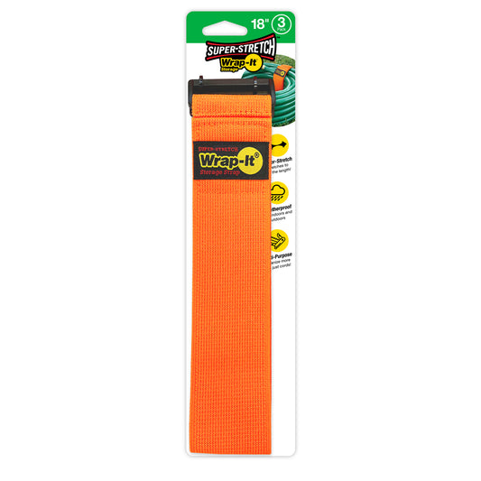 Super-Stretch™ Storage Straps - 18-in. (3-Pack) Blaze Orange