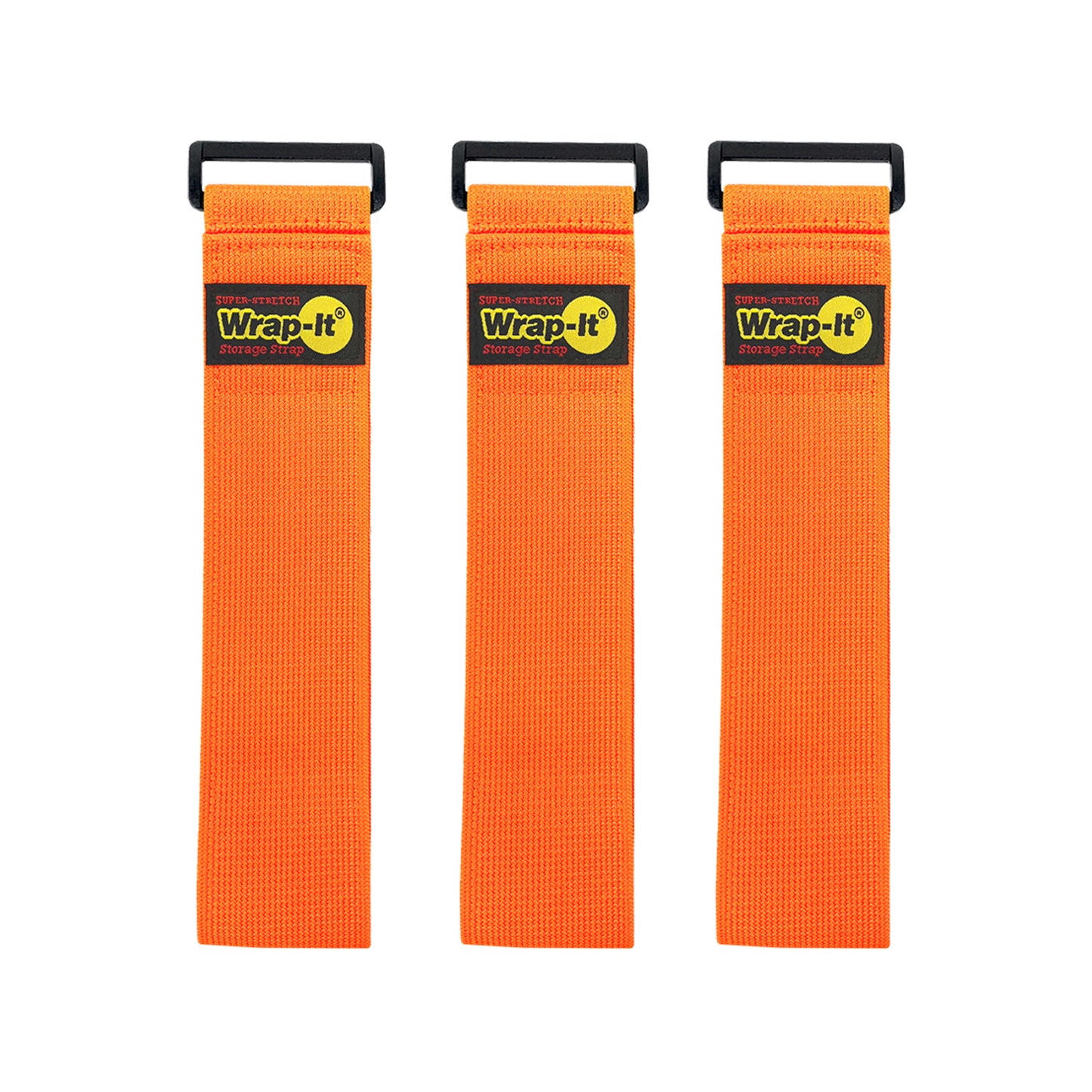 Super-Stretch Storage Straps - 18-in. (3-Pack) Blaze Orange