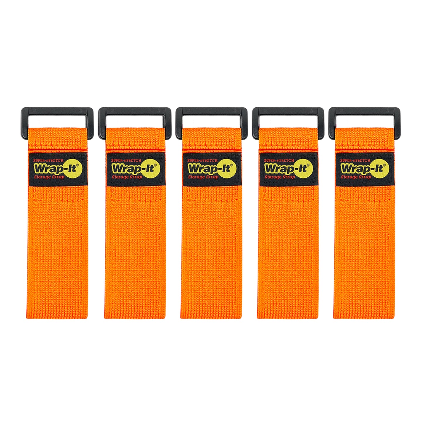 Super-Stretch Storage Straps - 9-in. (5-Pack) Blaze Orange