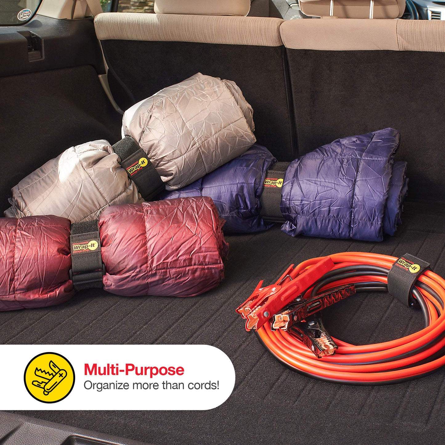 Super-Stretch Storage Straps (Assorted 6-Pack) Blaze Orange