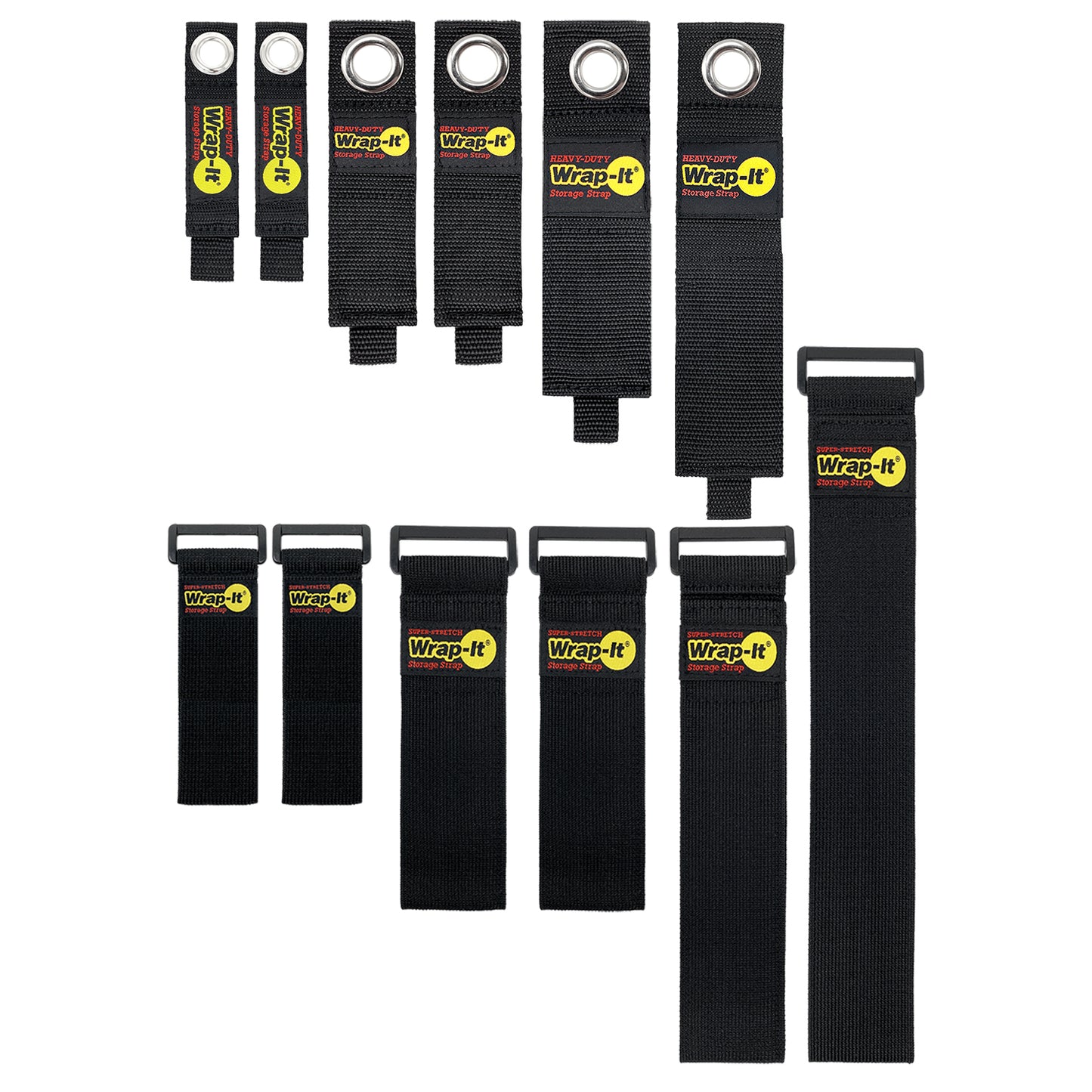 Heavy-Duty/Super-Stretch (Assorted 12-Pack)