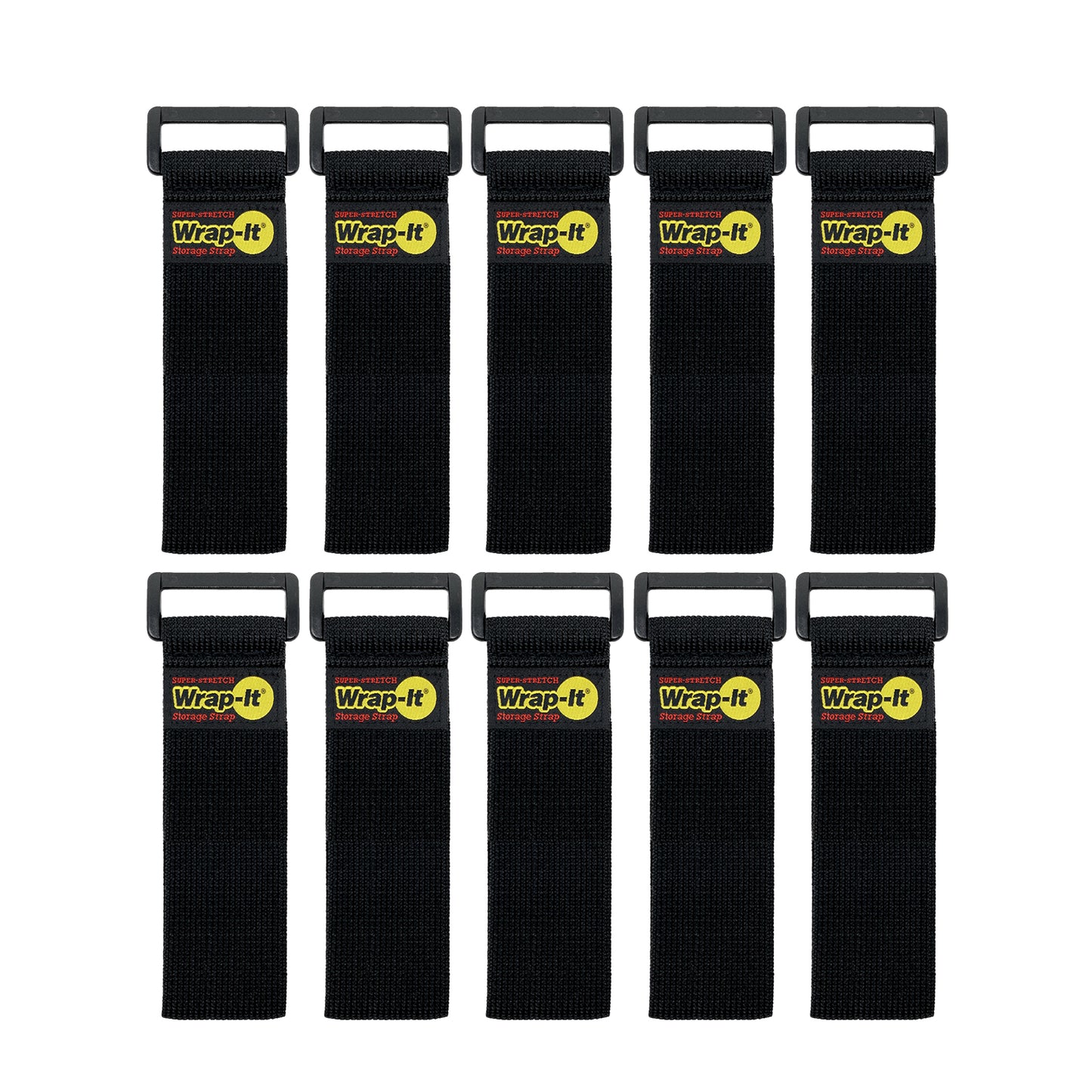 Super-Stretch Storage Straps - 9-in. (10-Pack)
