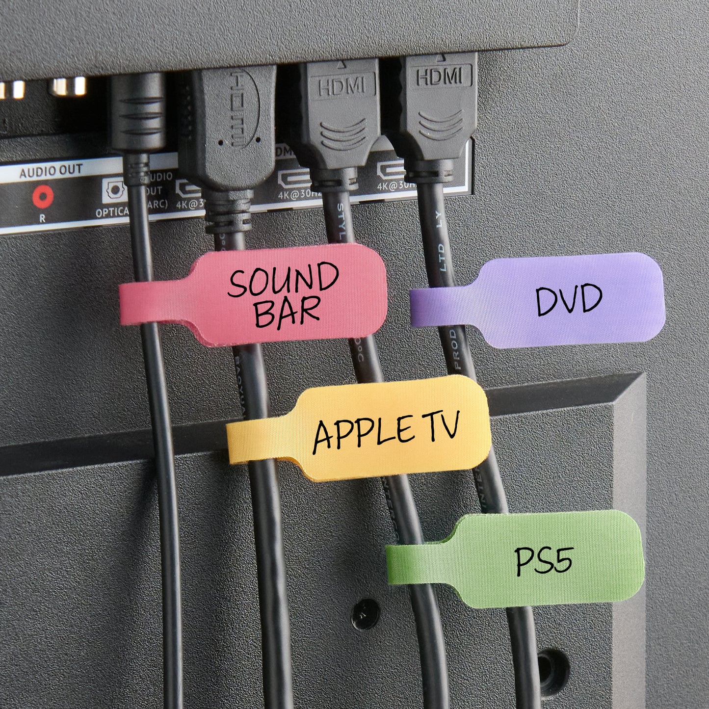 Cable Labels - Medium (14-Pack) Macaron