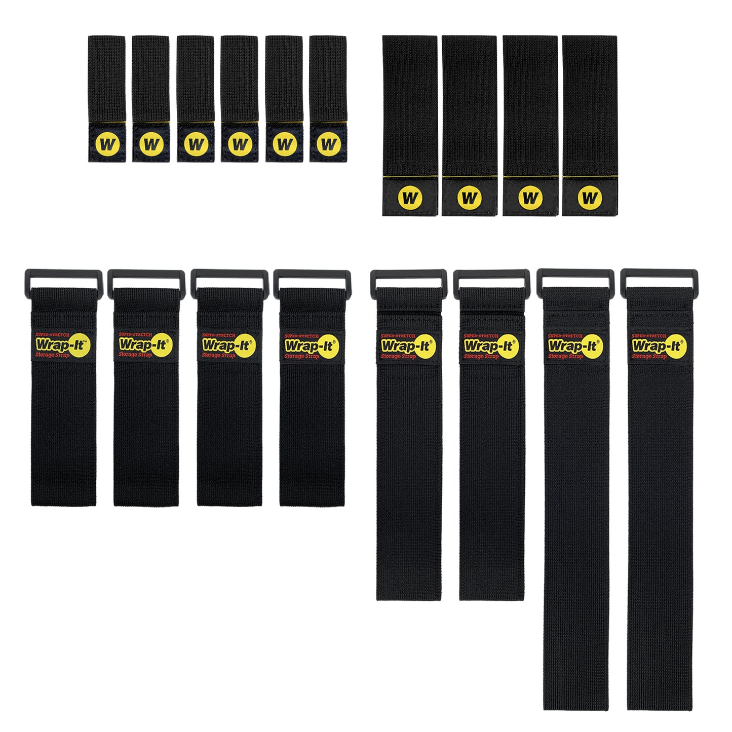 Super-Stretch/Selfie Straps (Assorted 18-Pack)