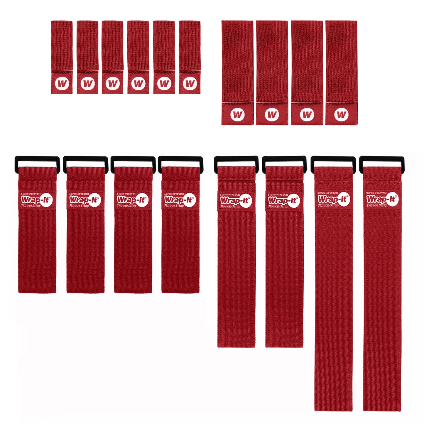 Super-Stretch/Selfie Straps (Assorted 18-Pack)