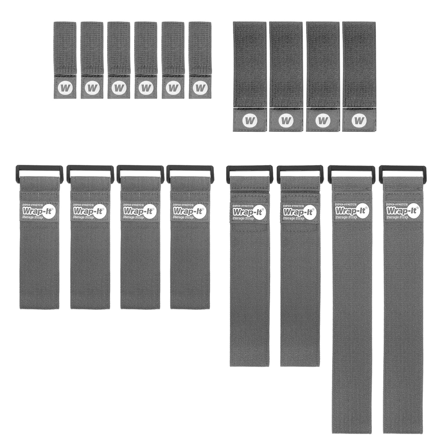 Super-Stretch/Selfie Straps (Assorted 18-Pack)