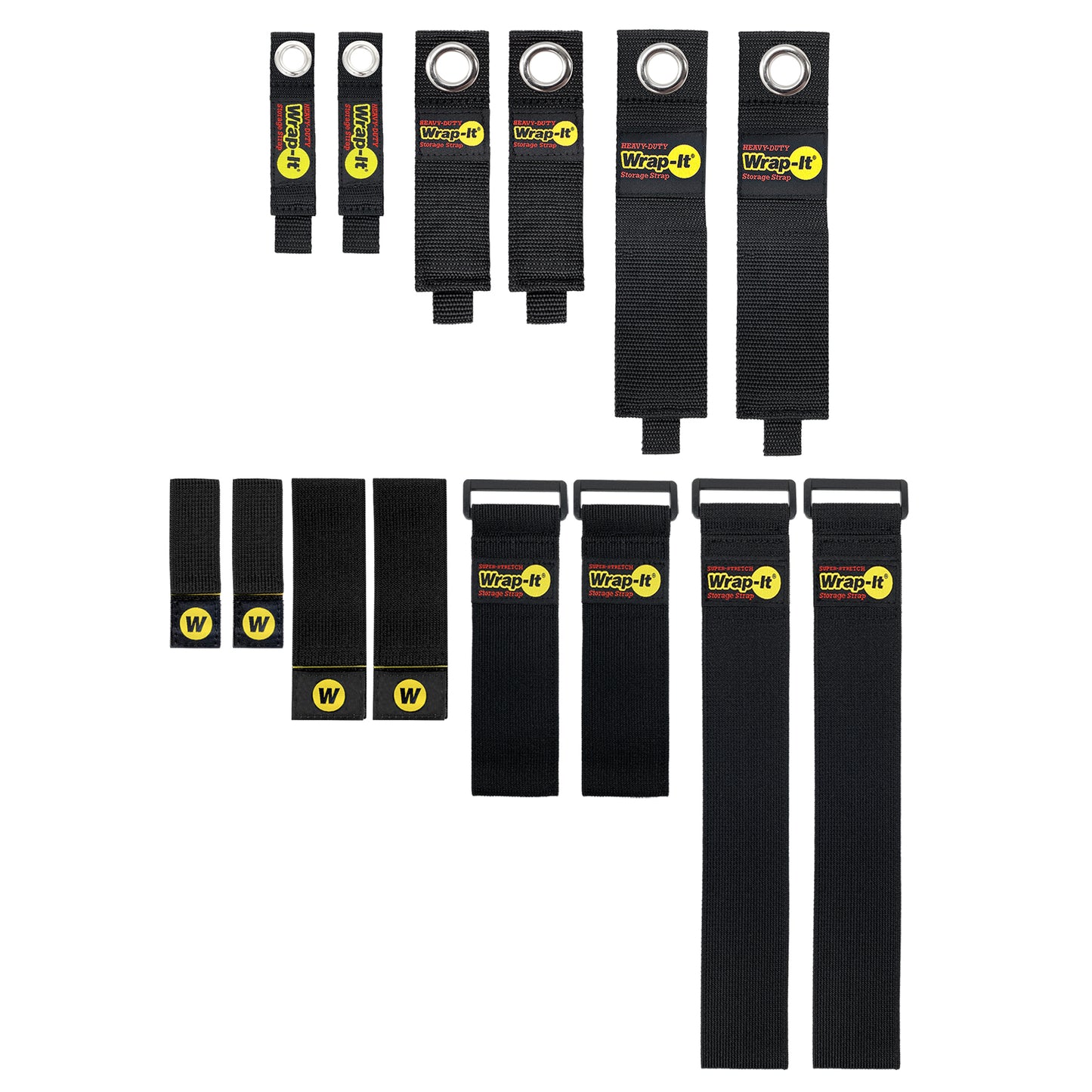 Heavy-Duty, Selfie Strap, and Super-Stretch™ (Assorted 14-Pack)
