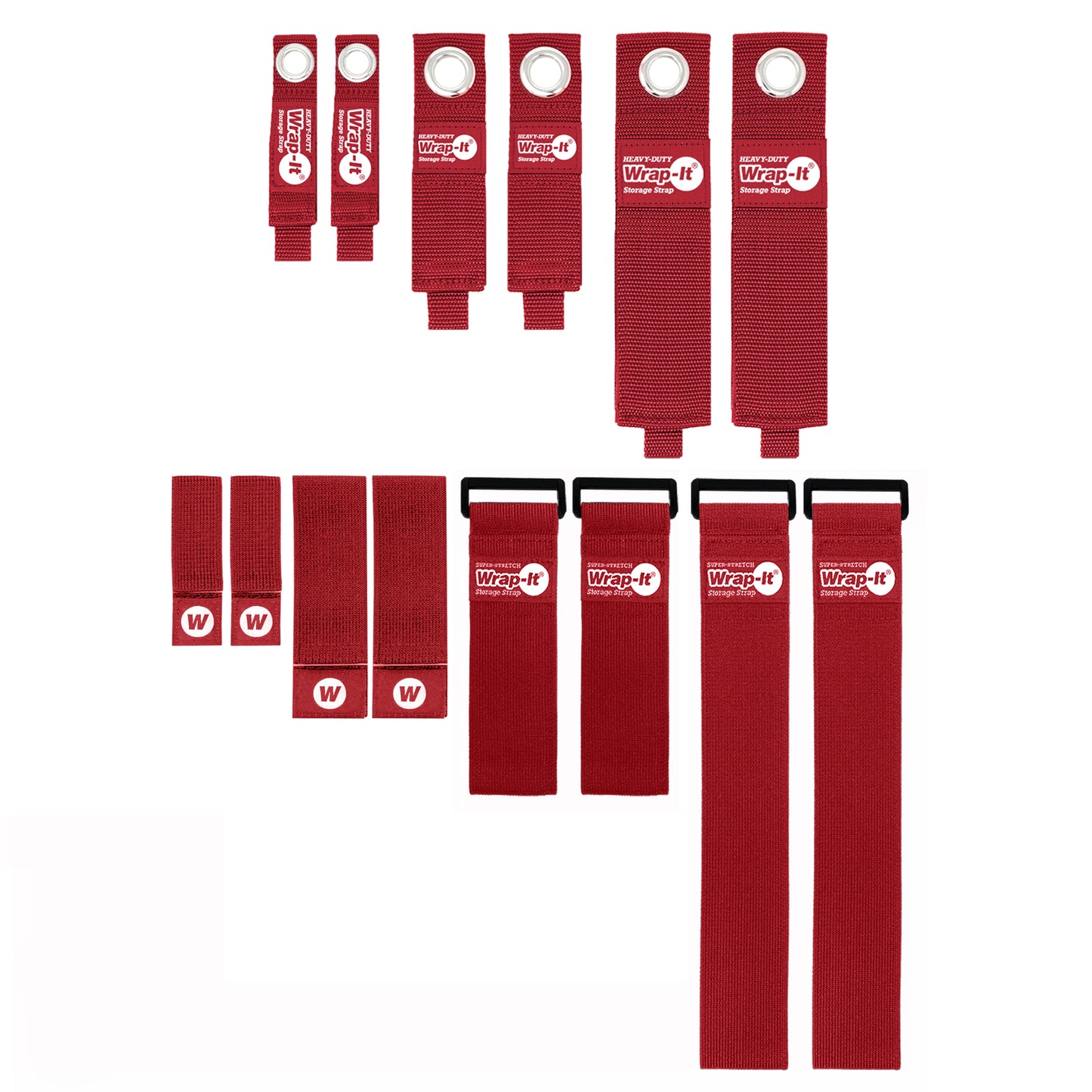Heavy-Duty, Selfie Strap, and Super-Stretch™ (Assorted 14-Pack)