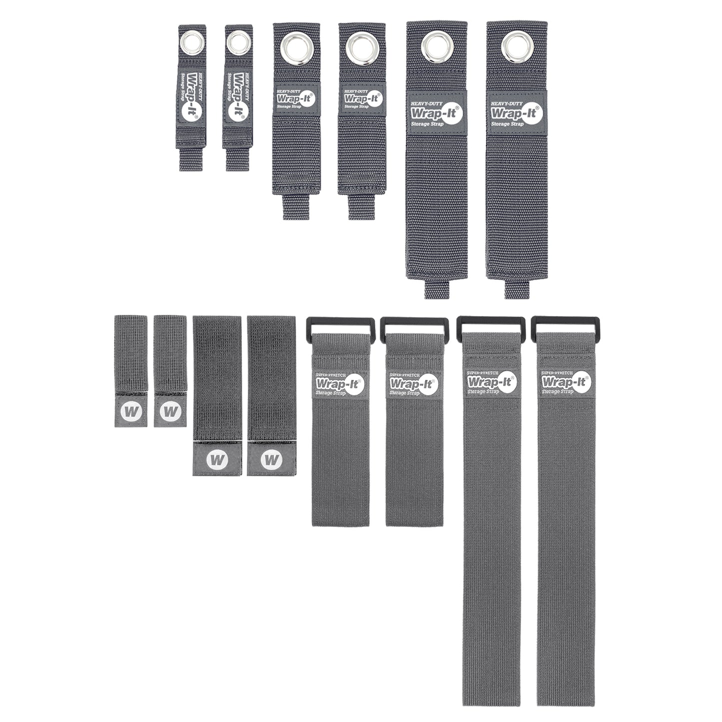 Heavy-Duty, Selfie Strap, and Super-Stretch™ (Assorted 14-Pack)