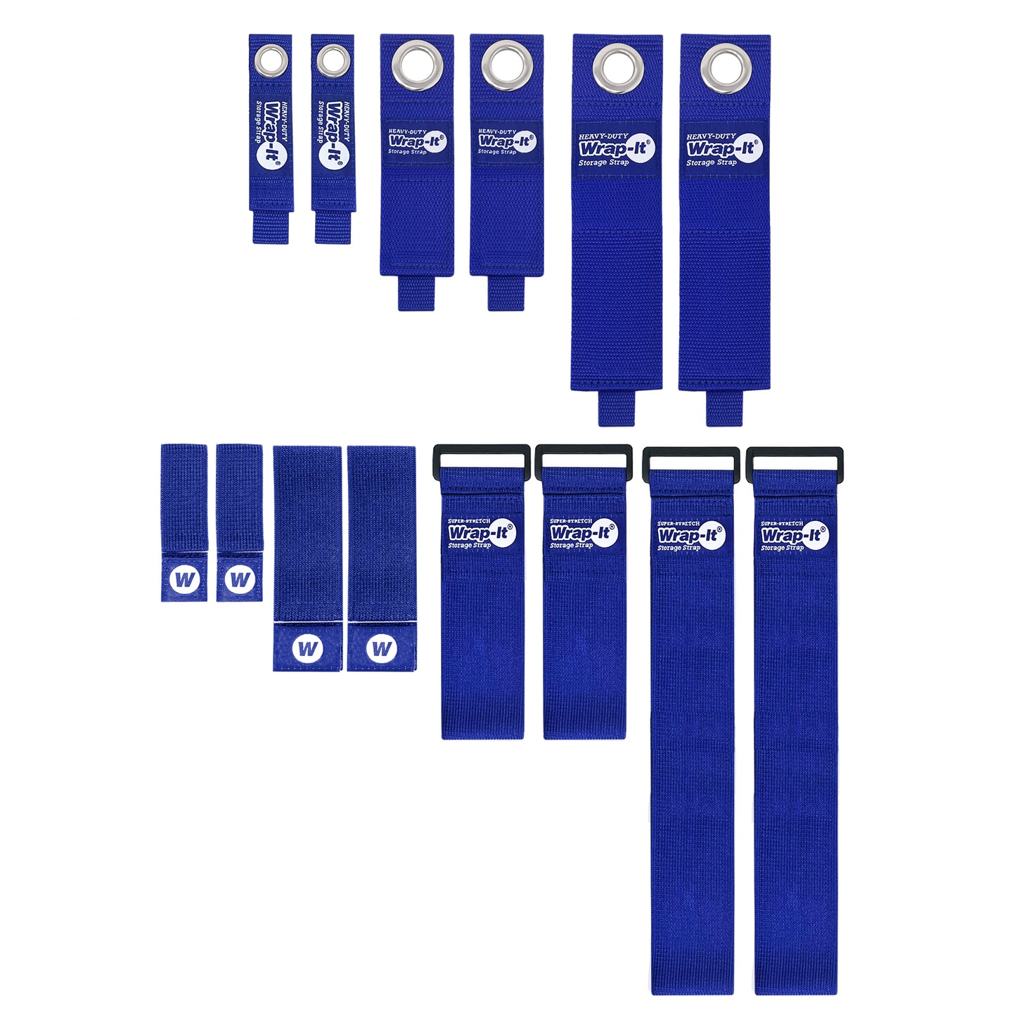 Heavy-Duty, Selfie Strap, and Super-Stretch™ (Assorted 14-Pack)