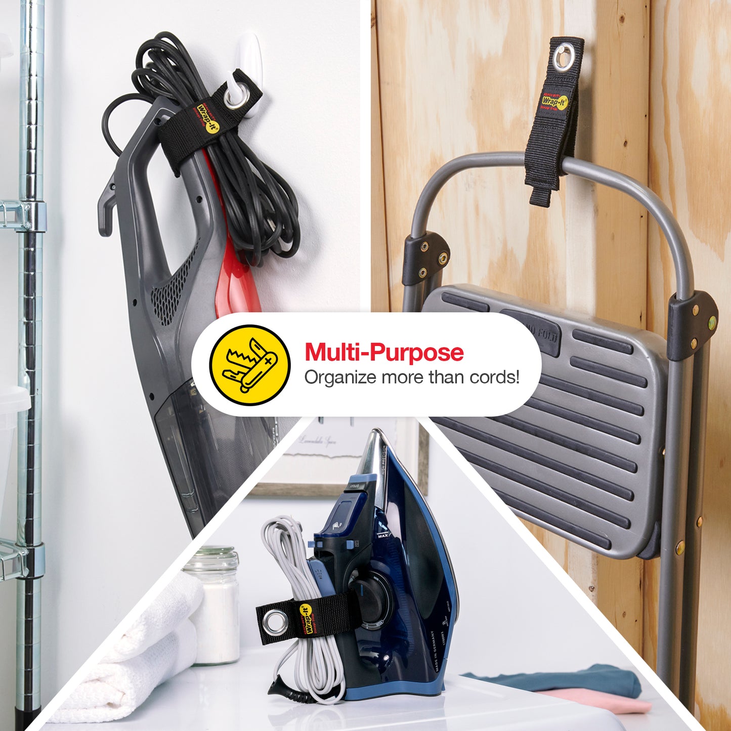 Heavy-Duty™ Storage Straps - 10-in. (3-Pack)
