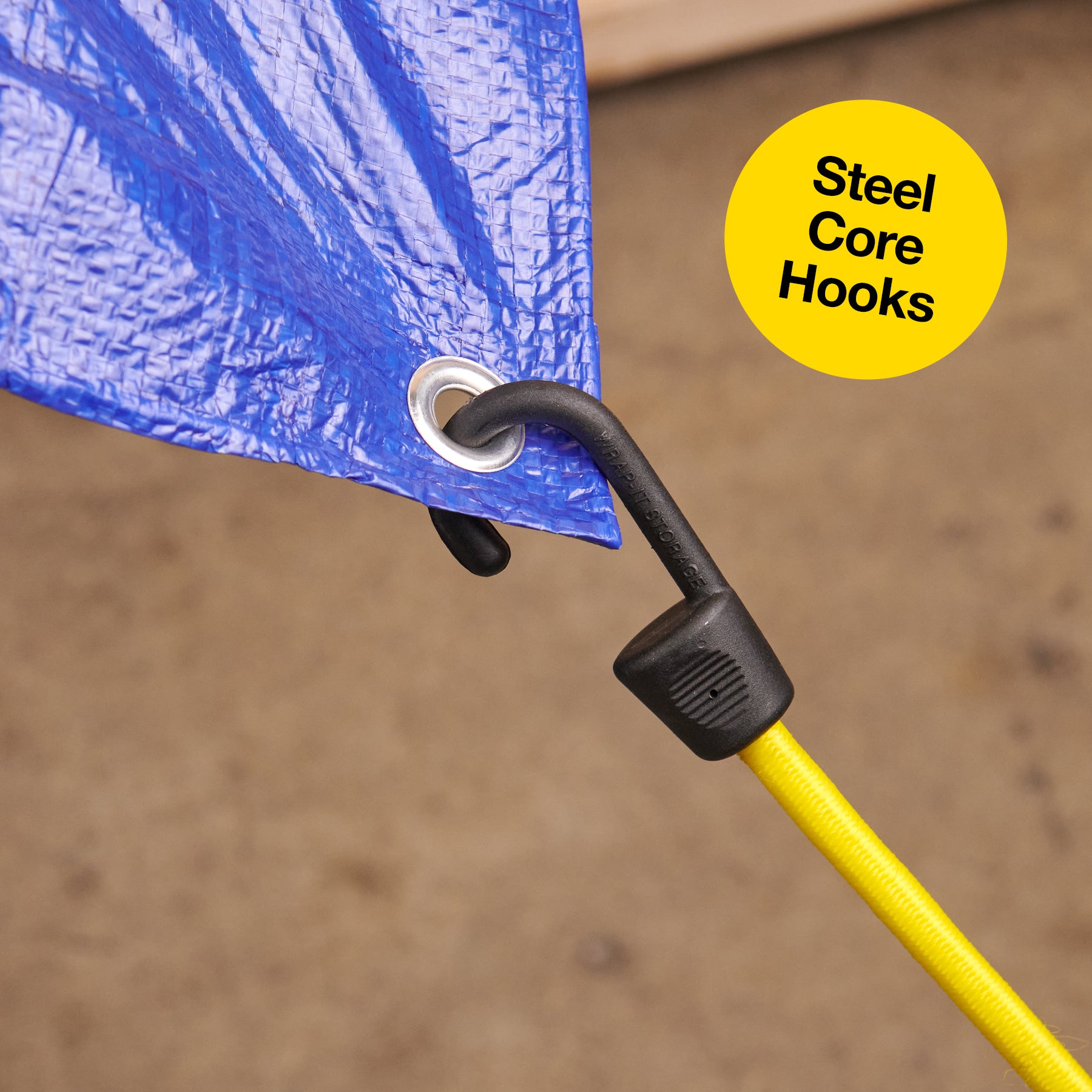 Bungee Buddy™ - Bungee Cord Organizer + 8 Bungee Cords - Wrap-It Storage