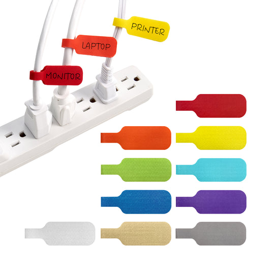 Cable Labels - Medium (10-Pack) - Wrap-It Storage