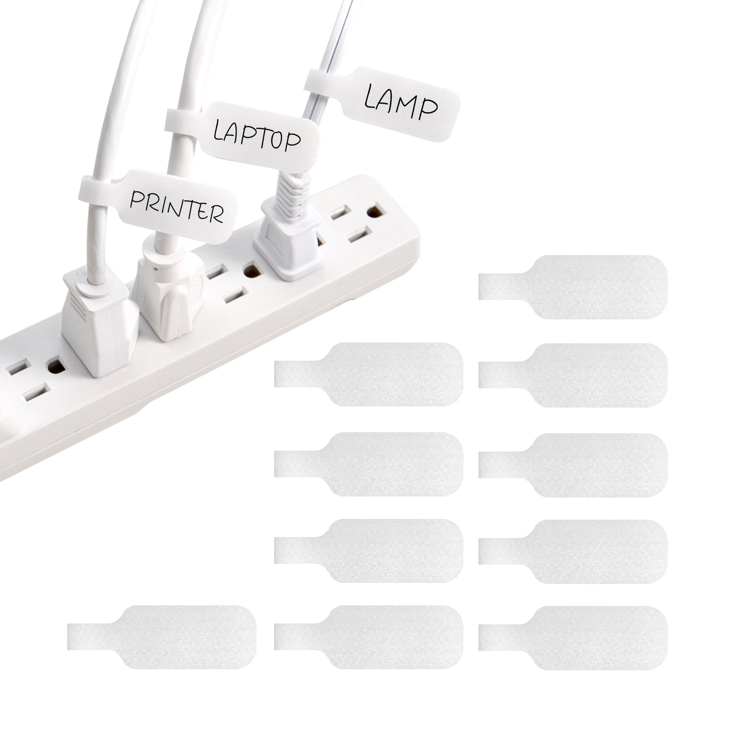 Cable Labels - Medium (10-Pack) - Wrap-It Storage