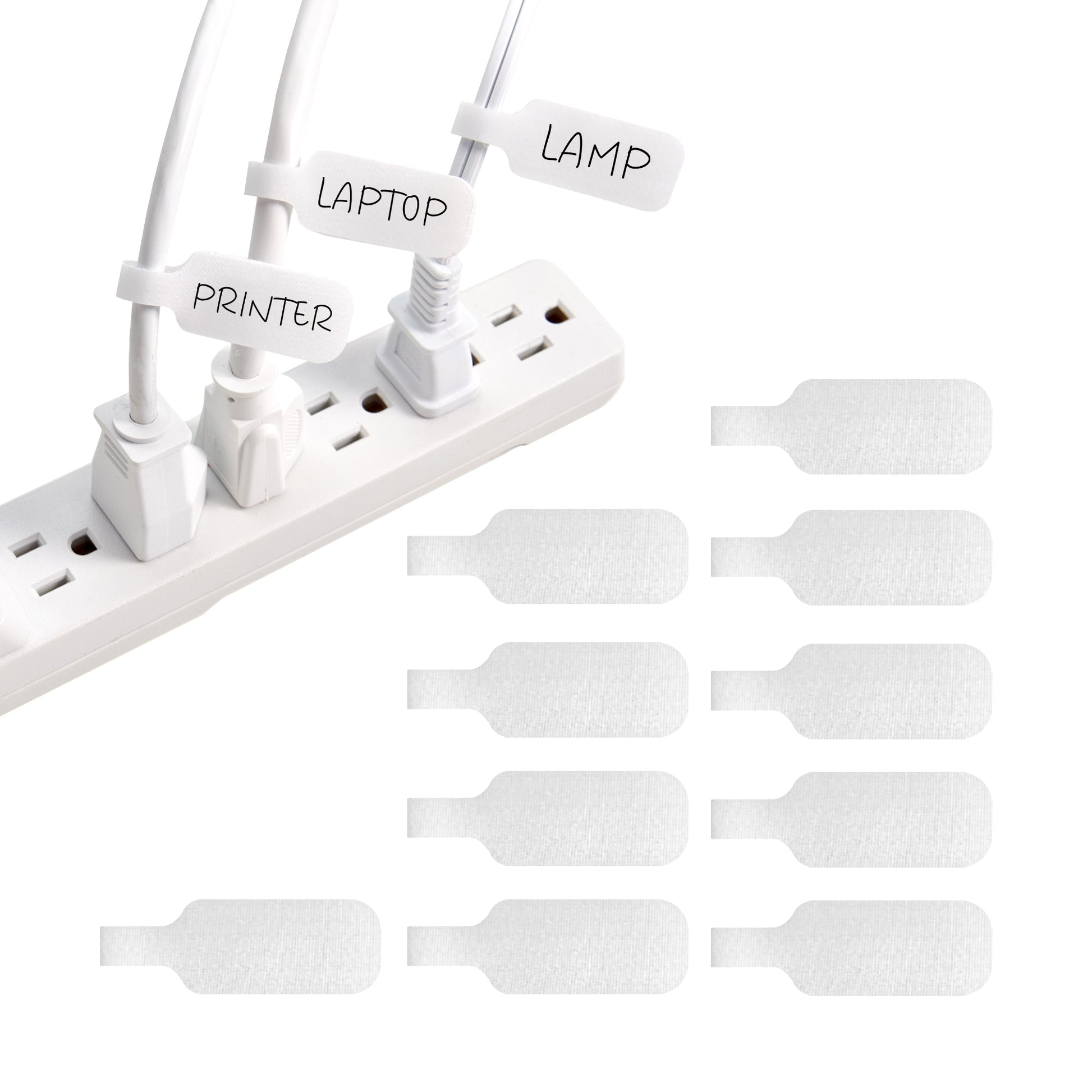 Cable Labels - Medium (10-Pack) - Wrap-It Storage
