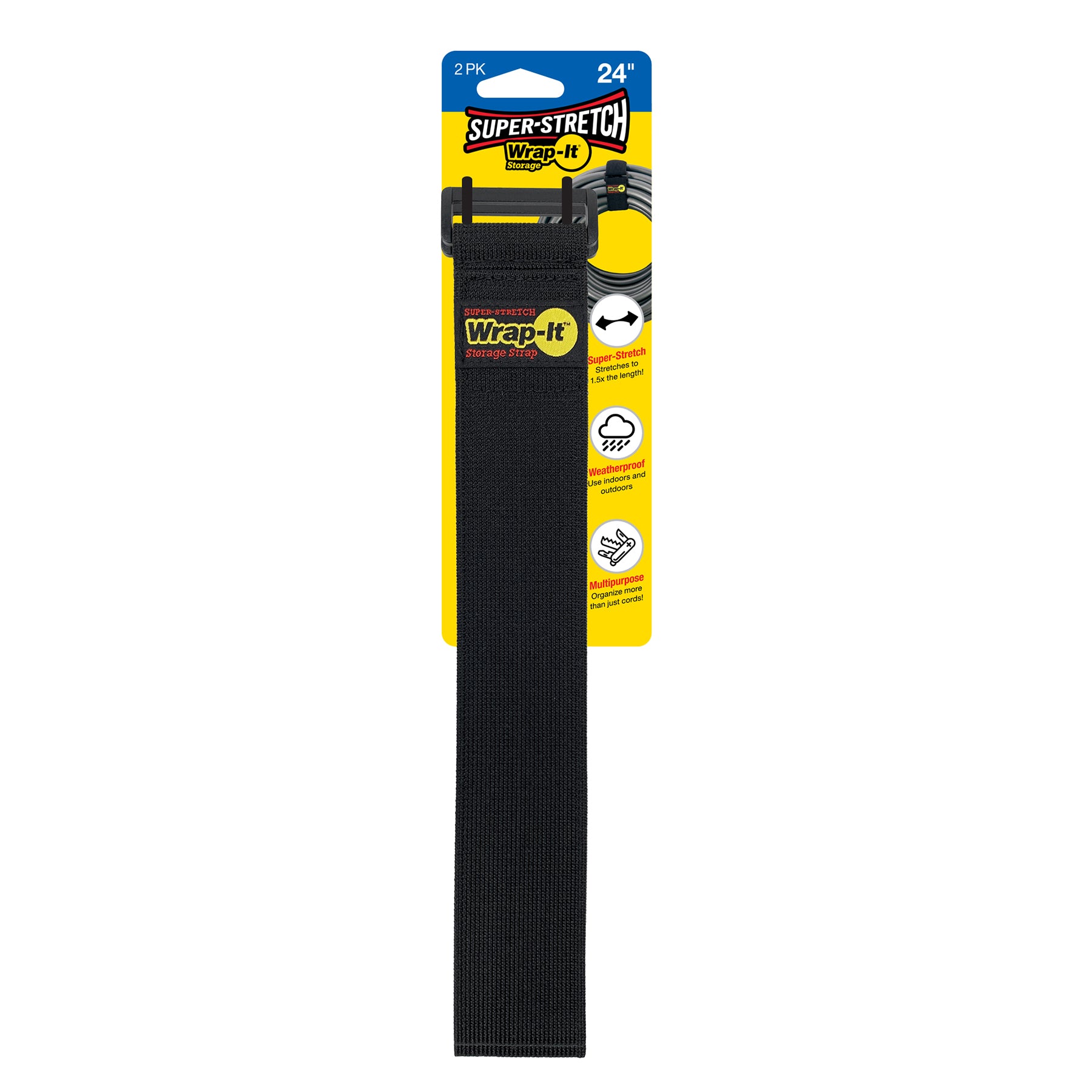 Super-Stretch Storage Straps - 24-in. (2-Pack) - Wrap-It Storage