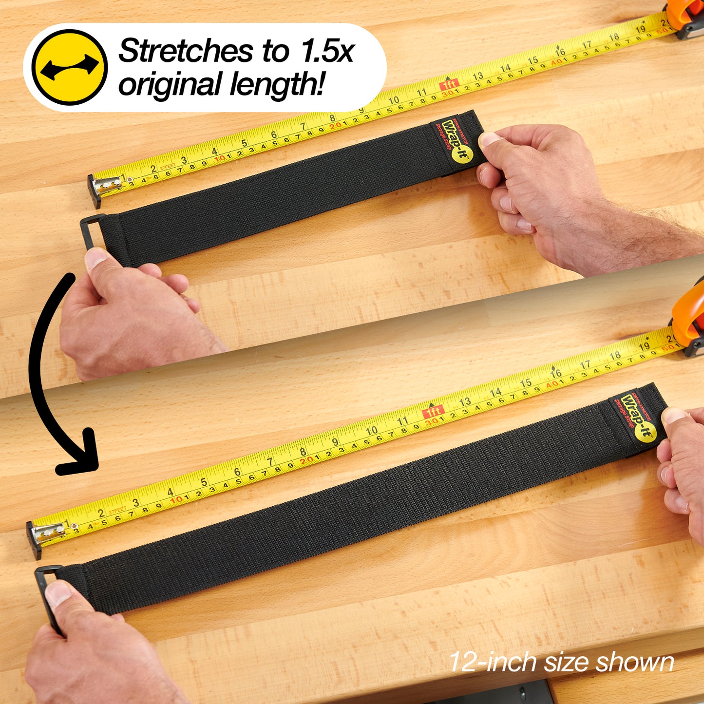 Super-Stretch™ Storage Straps - 6-in. (6-Pack)