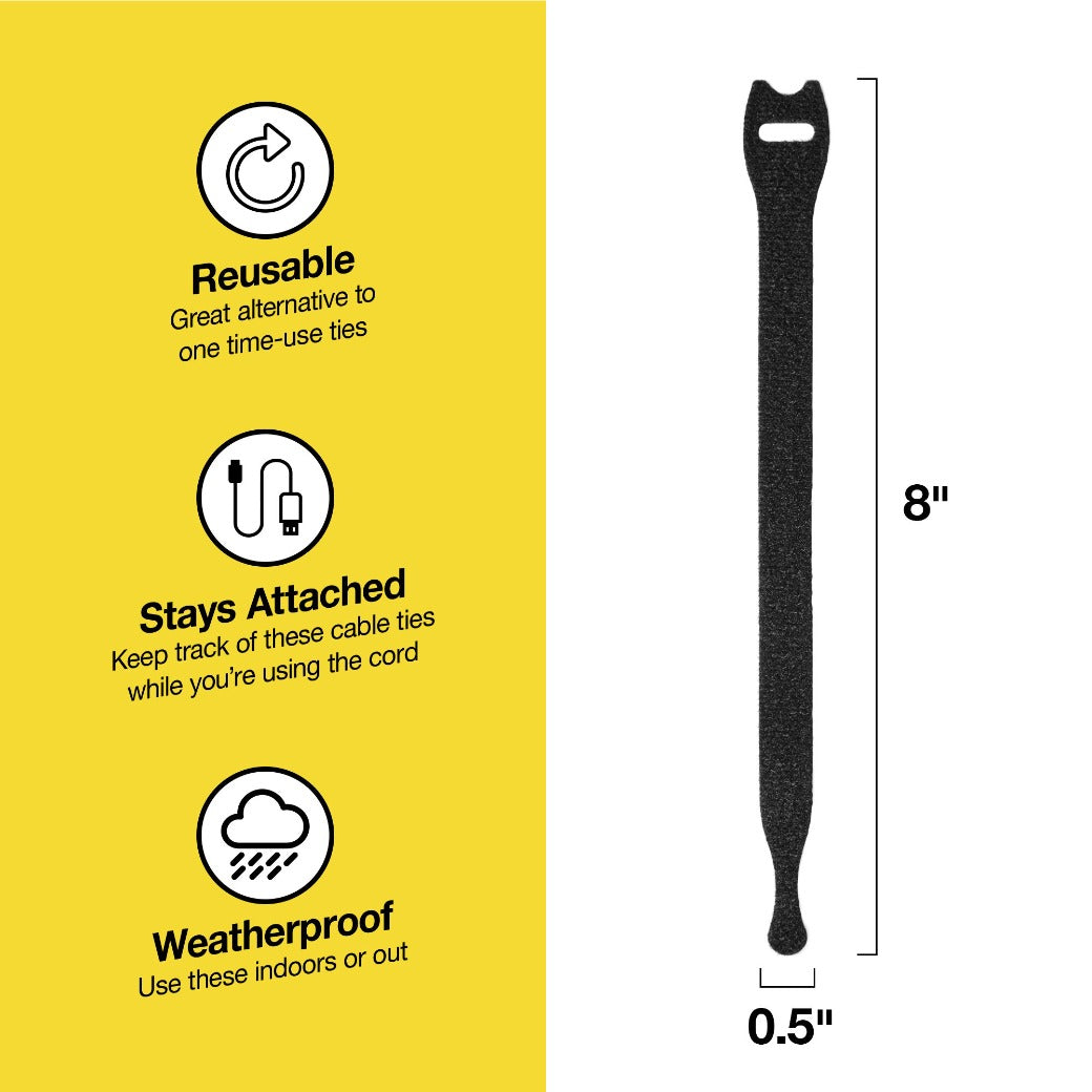 Cable Ties Roll - 8-in. - Wrap-It Storage