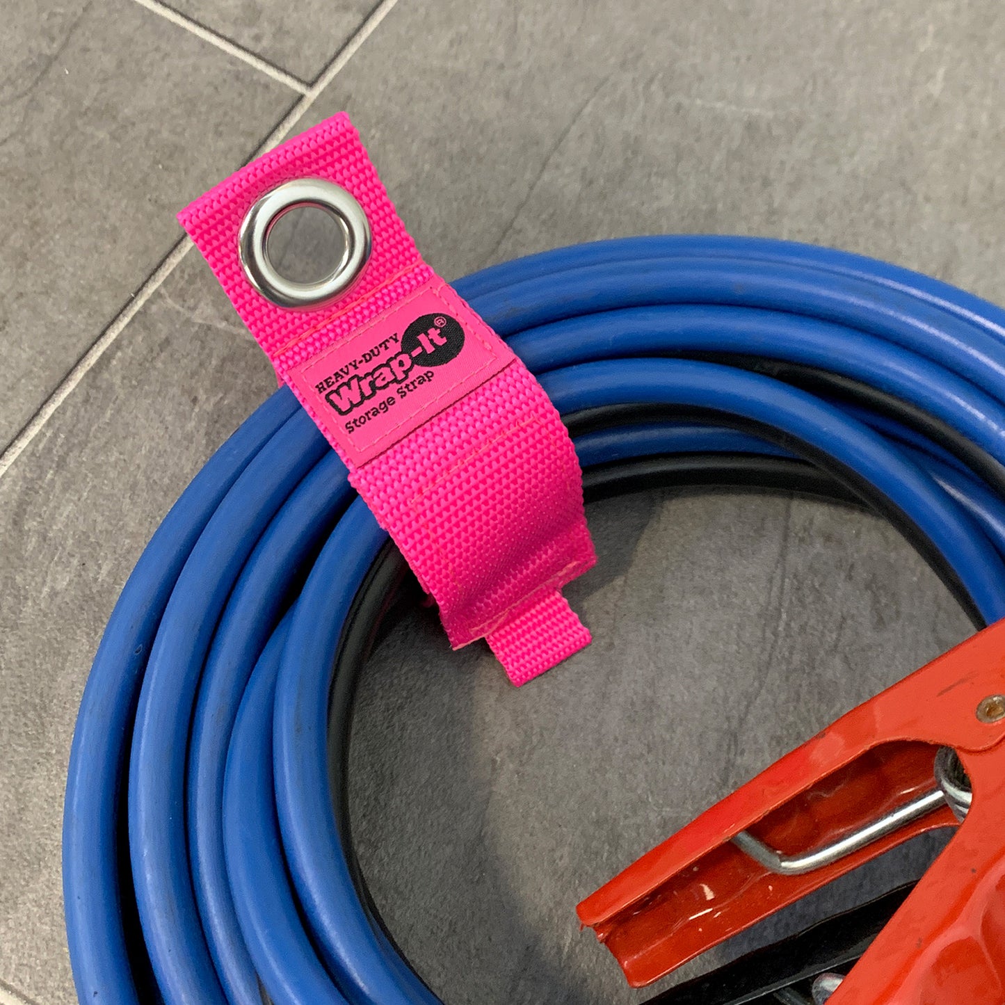 Heavy-Duty Storage Straps - Assorted 6-Pack - Hot Pink - Wrap-It Storage
