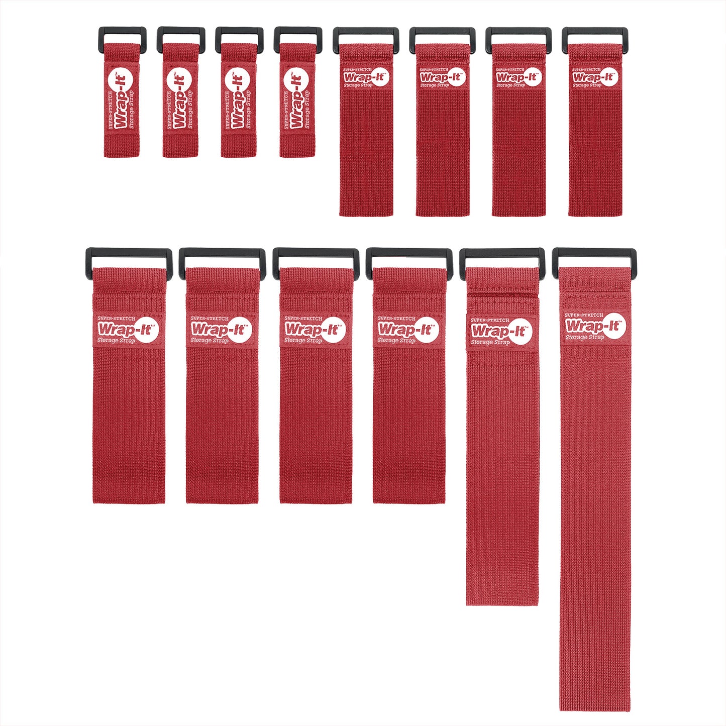 Super-Stretch Storage Straps (14-Pack)