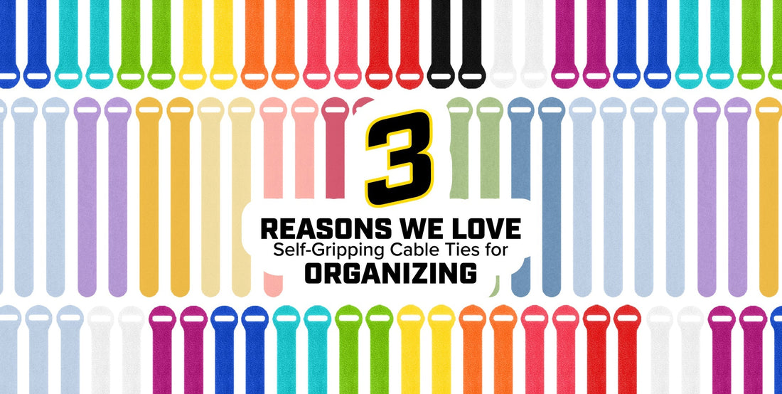 3 Reasons We Love Self-Gripping Cable Ties for Organizing Cords & Cables