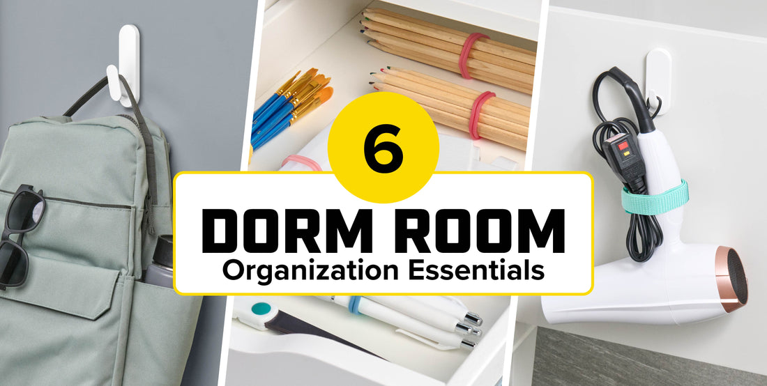 6 Dorm Room Organization and Storage Essentials for Small Spaces