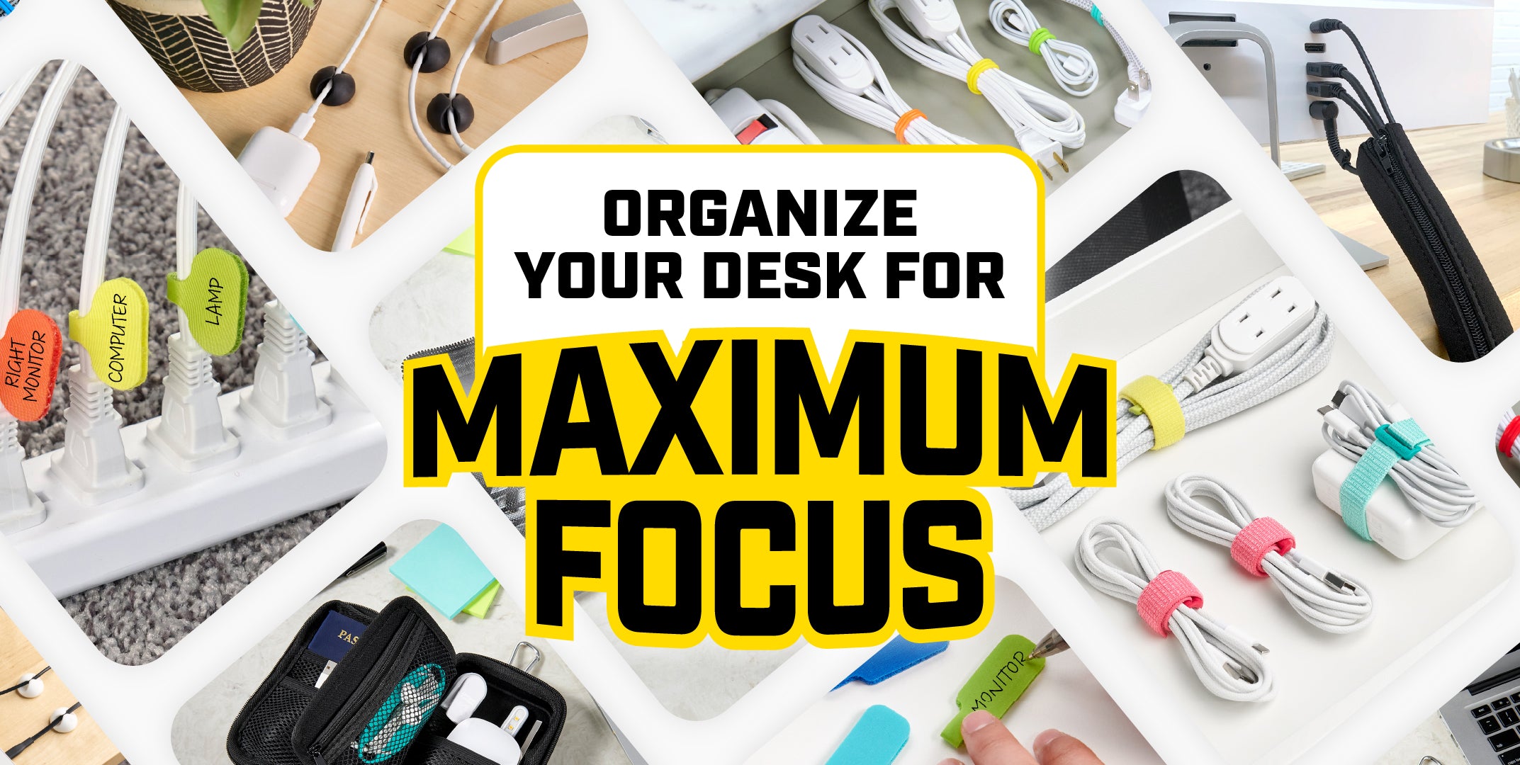 How to Organize Your Desk for Maximum Focus – Wrap-It Storage