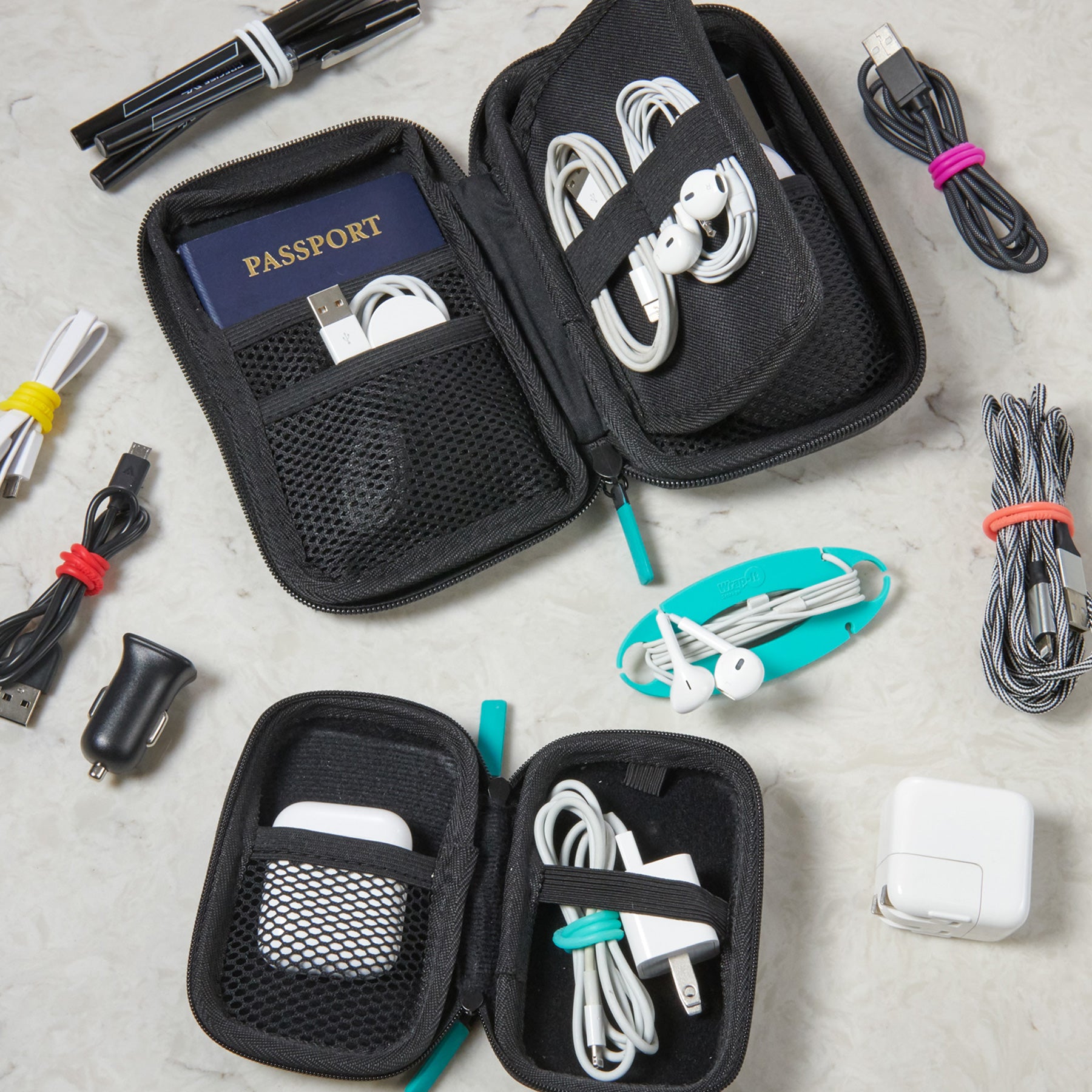 Tangle Free Cord Wrap | Phone Charger & Earphone Wire Wraps – Wrap-It ...