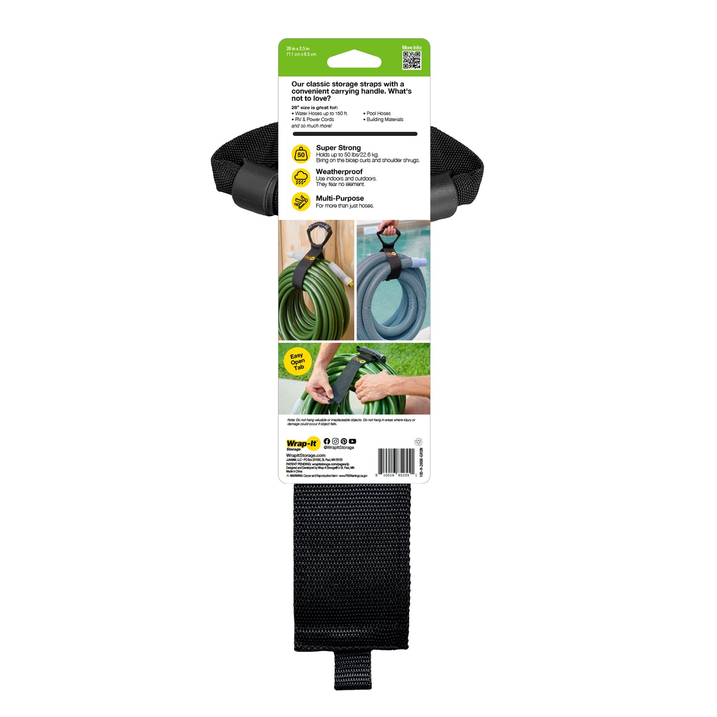 Easy-Carry® Storage Strap - 28-in. Black