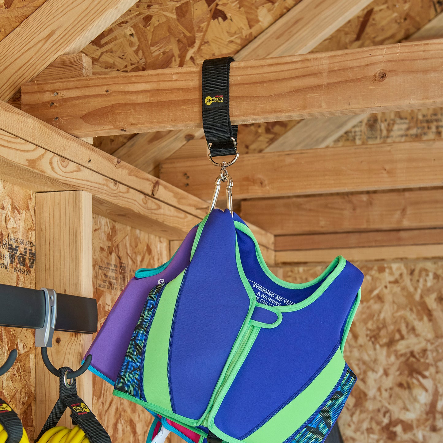 Hook 'n Hang® Storage Strap - 18 in. Black - Wrap-It Storage
