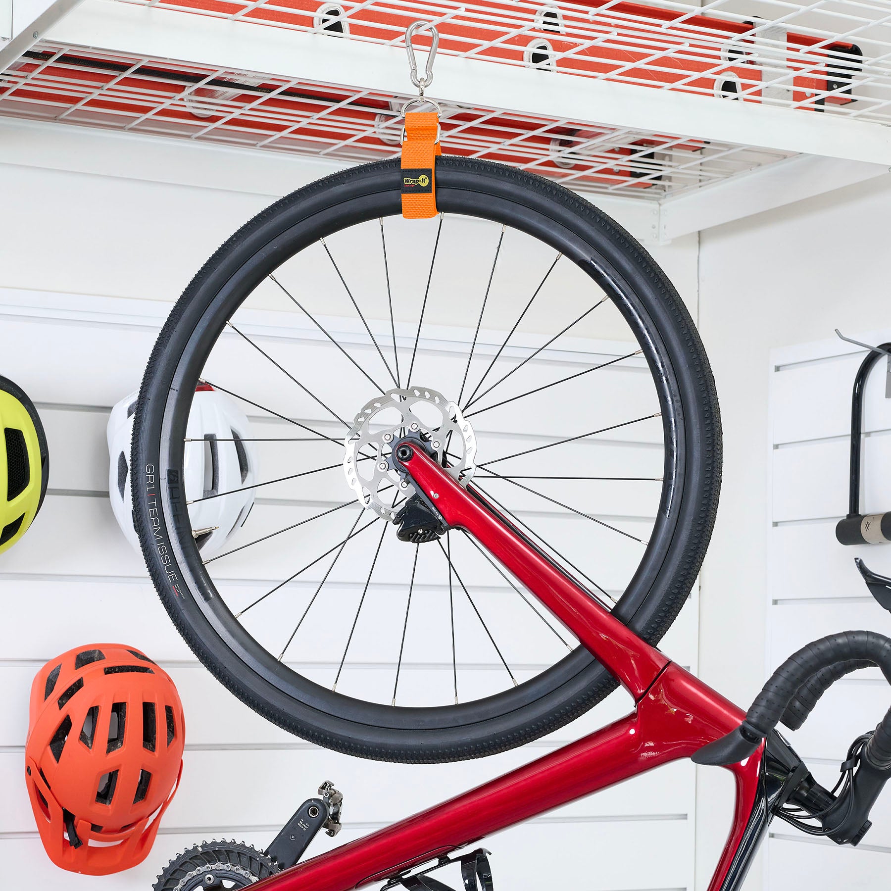 Hook 'n Hang® Storage Strap - 18 in. Blaze Orange - Wrap-It Storage