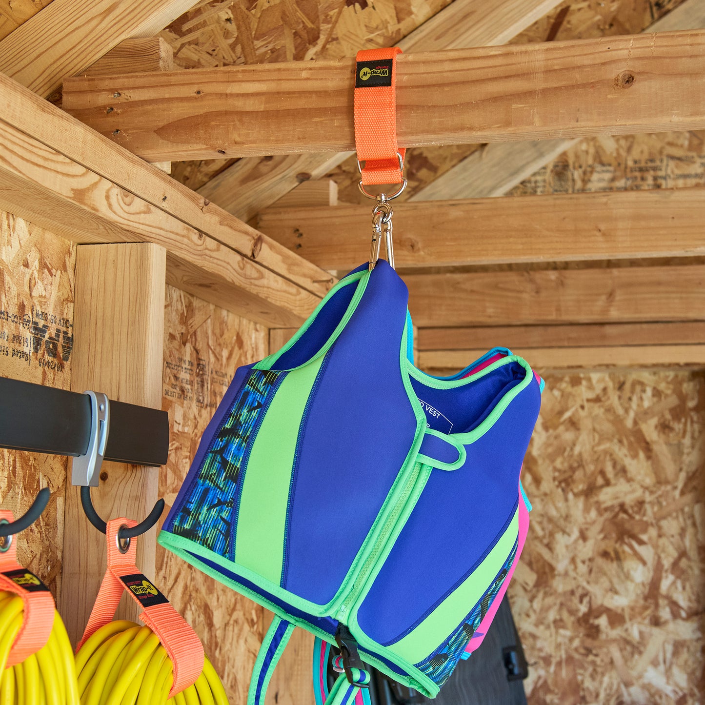 Hook 'n Hang® Storage Strap - 18 in. Blaze Orange - Wrap-It Storage