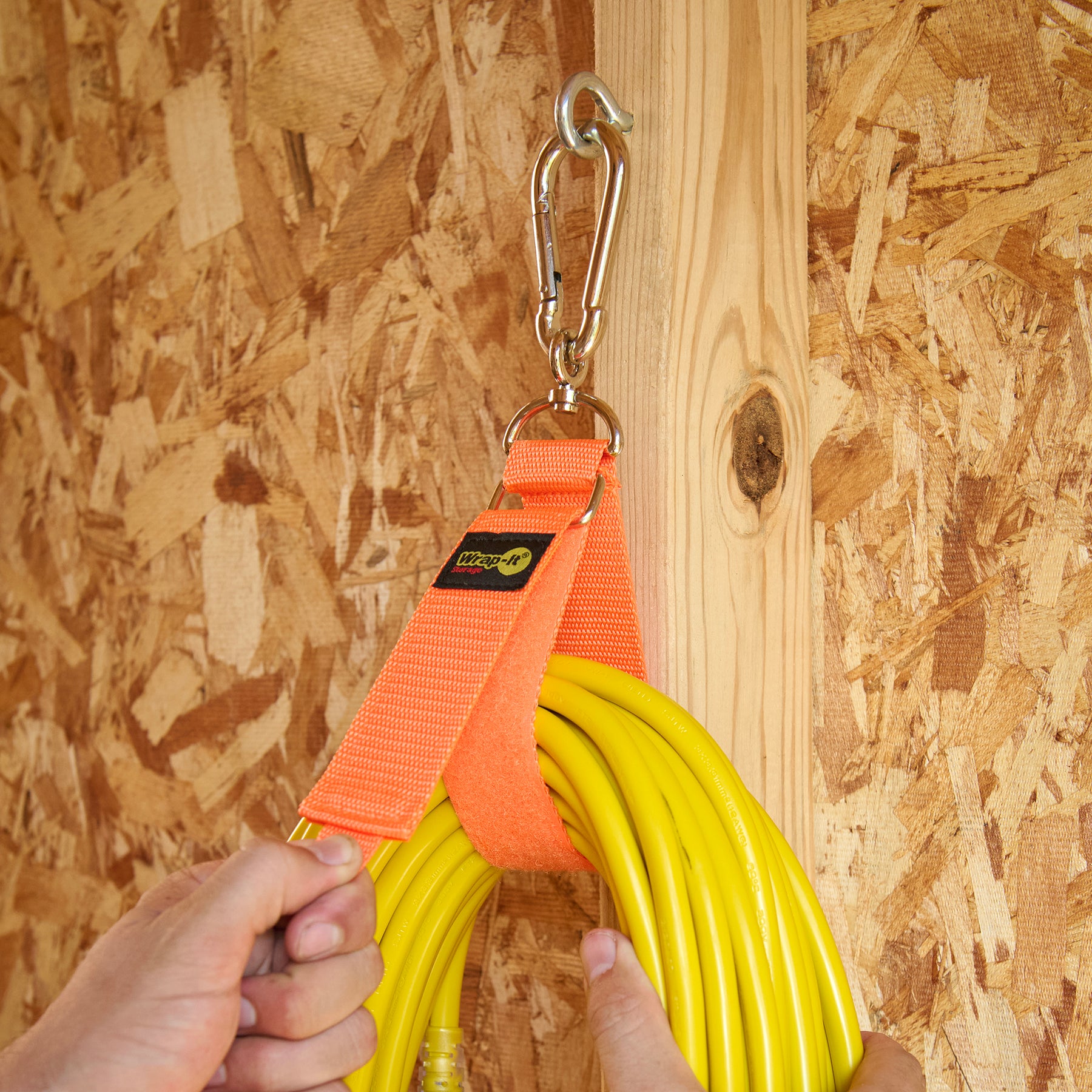 Hook 'n Hang® Storage Strap - 18 in. Blaze Orange - Wrap-It Storage