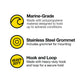 Cinch-Straps with Grommet - 24" (2 Pack)