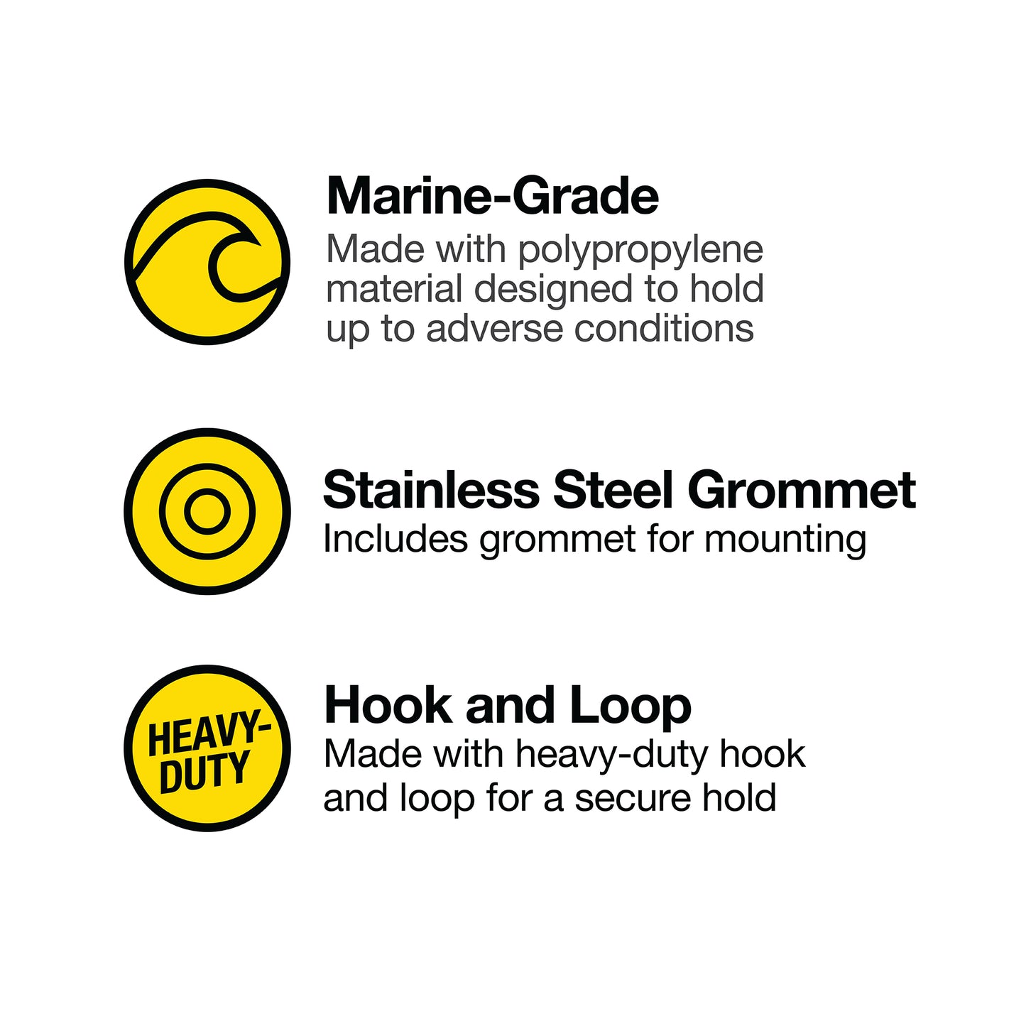 Cinch-Straps with Grommet - 24" (2 Pack)