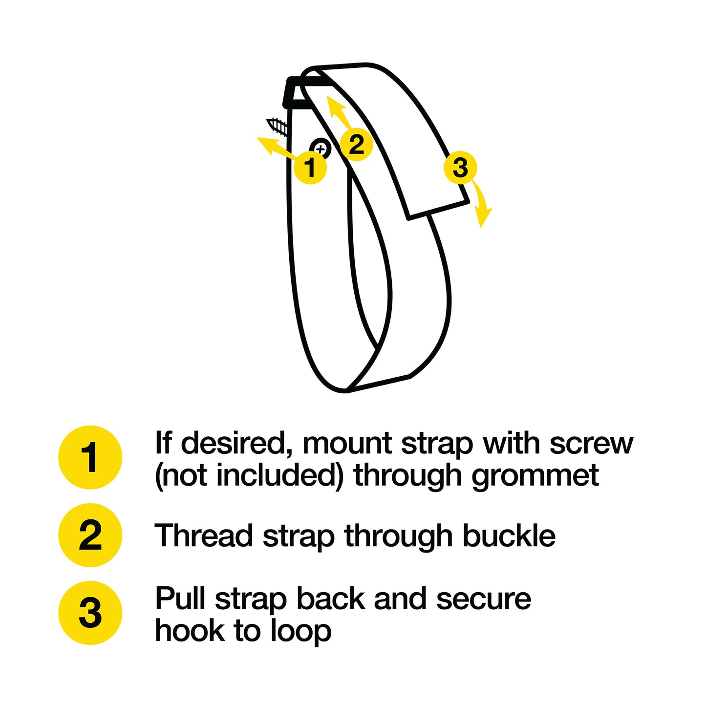 Cinch-Straps with Grommet - 24" (2 Pack)
