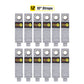 Heavy-Duty™ Storage Straps - 10-in. (12-Pack) Silver - Wrap-It Storage