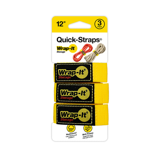 Quick-Straps® - 12-in. (3-Pack) Yellow