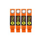 Heavy-Duty Storage Straps - 7-in. (4-Pack) Blaze Orange