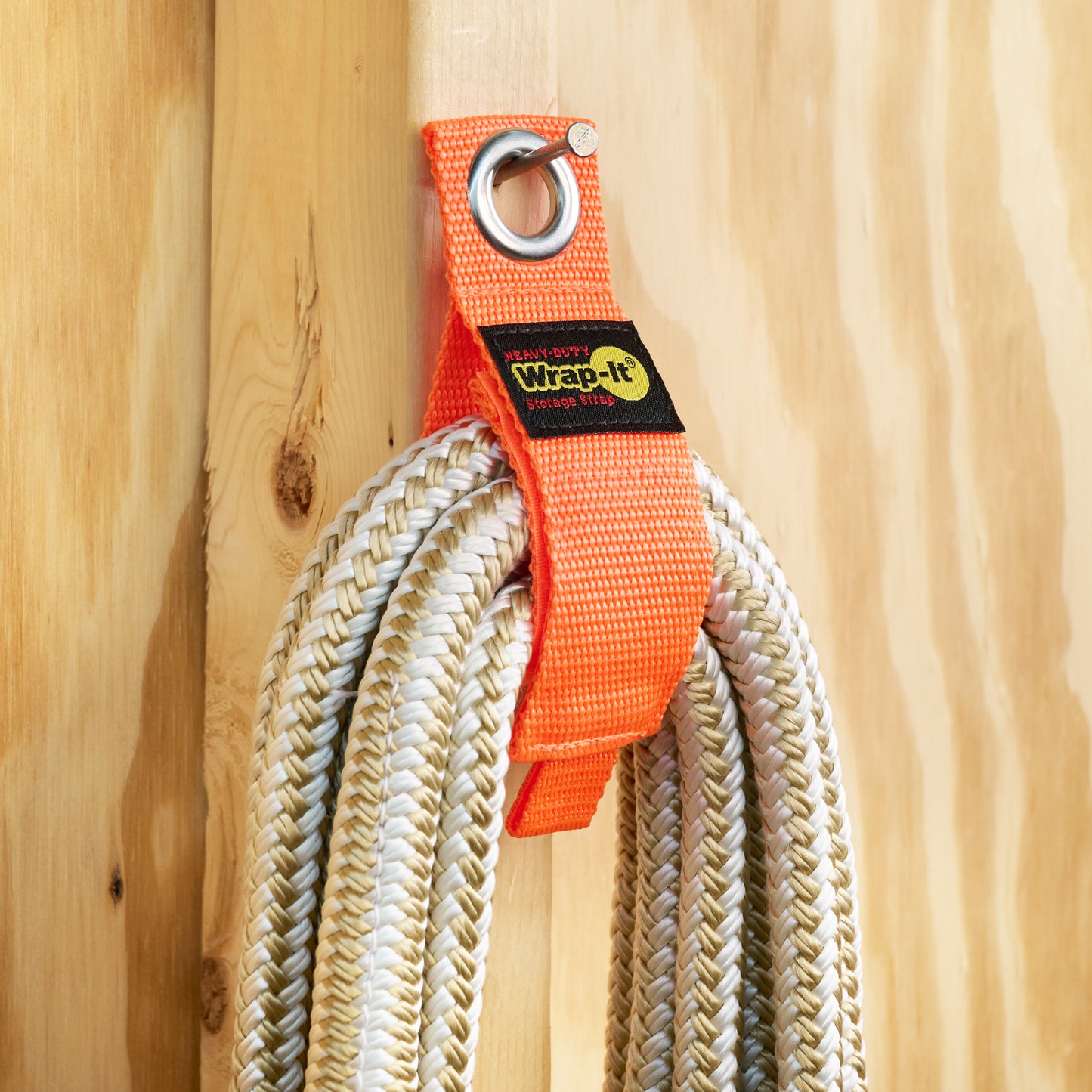 Heavy-Duty Storage Straps - 6-Pack Assorted Blaze Orange