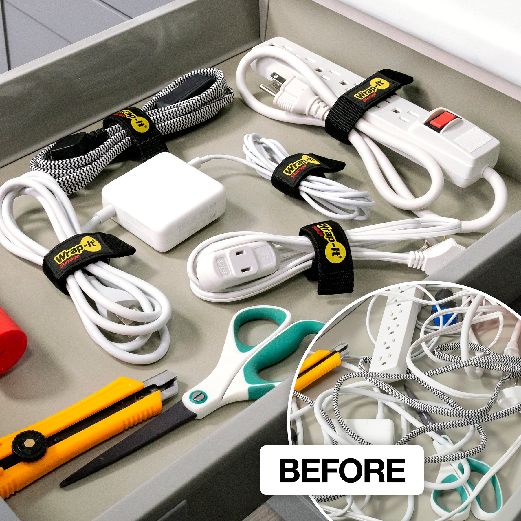 Quick-Straps® - Assorted Sizes (6-Pack) - Wrap-It Storage