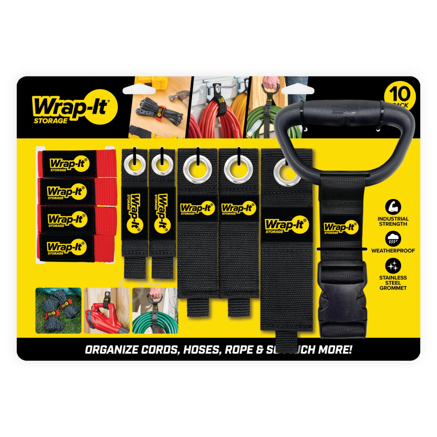 Storage Straps 10pc Value Pack - Wrap-It Storage