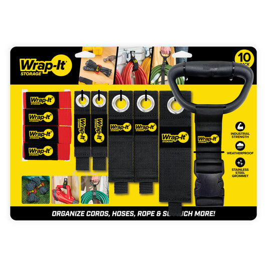Storage Straps 10pc Value Pack - Wrap-It Storage