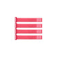 Wrap-It Storage Cinch-Straps - 5" (4-Pack) Coral
