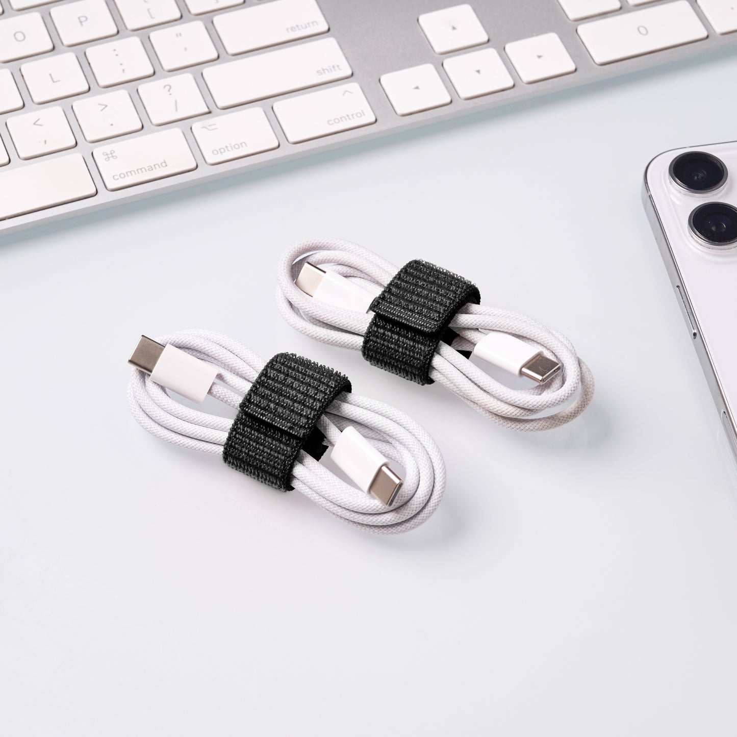 Cinch-Straps - Assorted Sizes (6-Pack) Black